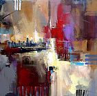 Anna Razumovskaya Canvas Paintings - Sounds of City 2